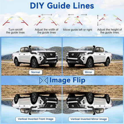 Solar Wireless Reversing Camera 2 Cams 1080P | NZ Sale