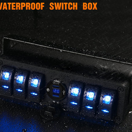 RV Accessories Rocker Switch Panel
