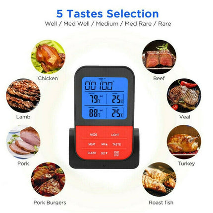 BBQ Thermometer Temperature Gauge | NZ Sale