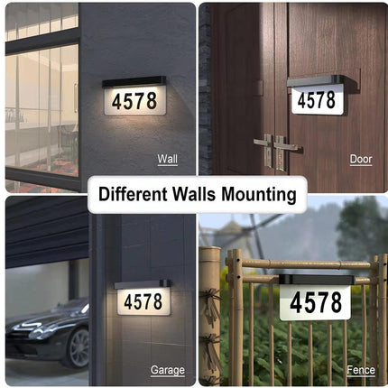 Solar House Numbers | NZ Sale