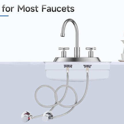 Stainless Steel Braided Hose Set | NZ Sale