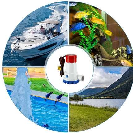 Bilge Pump 12V 1500GPH