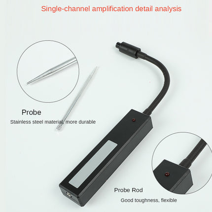 Probe and probe rod with text on a white background