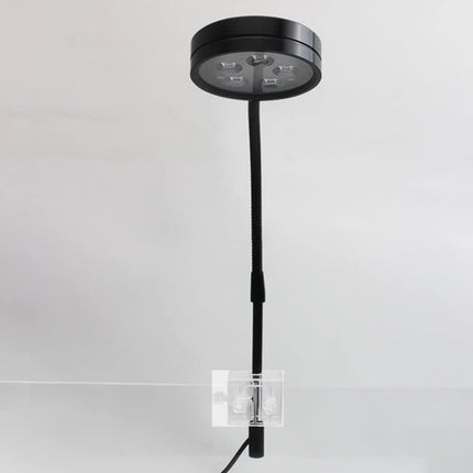 Black pendant light fixture on a white background