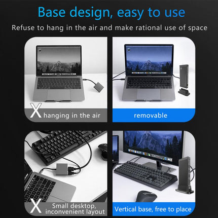 13-in-1 USB C Hub Docking Station - For MacBook & Laptops | 4K HDMI, DisplayPort, 100W PD, Ethernet, USB 3.0, SD/TF Reader, Audio Jack