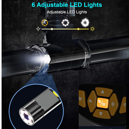 Adjustable LED light system with control panel on a dark background