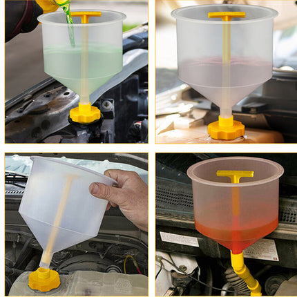15PCS Car Radiator Coolant Refill Funnel Kit