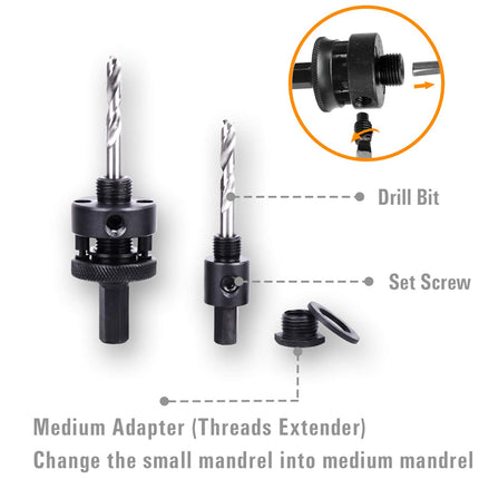 Heavy Duty Hole Saw Set | NZ Sale