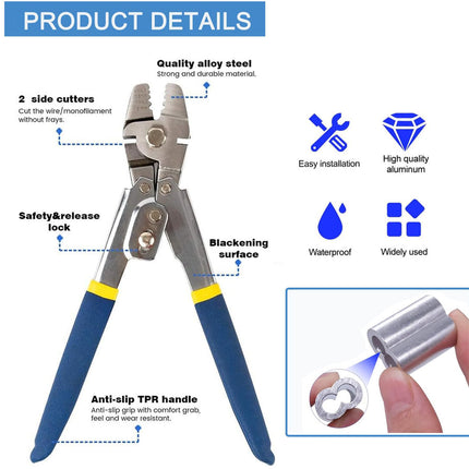 Wire Rope Crimping Tool Set | NZ Sale