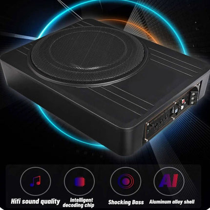 Black electronic device with features highlighted on a dark background