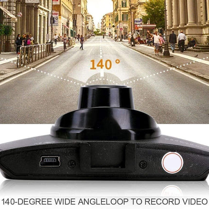 Wide-angle camera with a street scene showing its field of view.