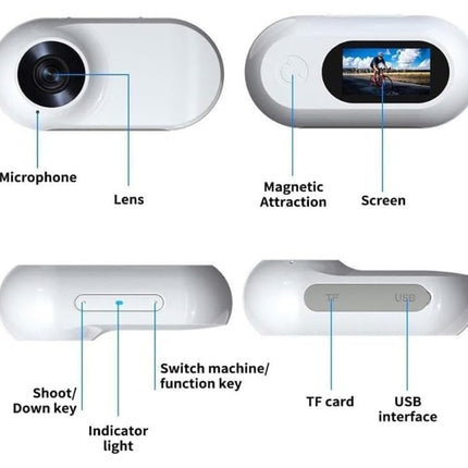 Diagram of a device with labeled parts on a white background