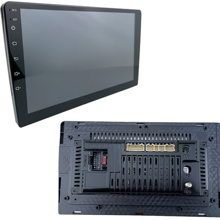 Display screen with front and back views on a white background