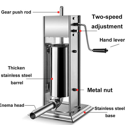 Schematic diagram of a mechanical device with labeled parts on a white background