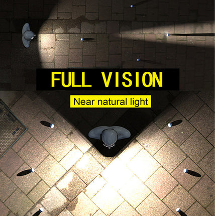Dark bathroom floor with 'Full Vision' and 'Near natural light' text overlay.