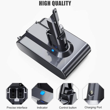 Dyson V7 Battery Replacement 3000mAh 21.6V | NZ Sale