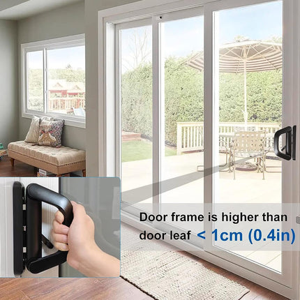 Patio Sliding Door Handle Set with Lock