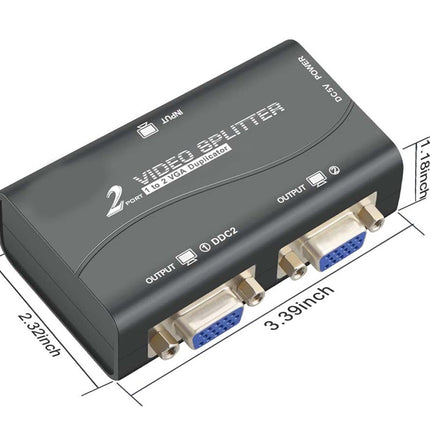 VGA to Dual 2 VGA Converter Adapter Splitter |  NZ Sale