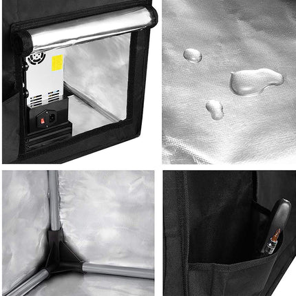 Collage of a car interior light, water droplets on a surface, and a car door pocket.