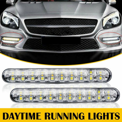 Car LED Daytime Running Light Bar Fog DRL light + Turn Signal