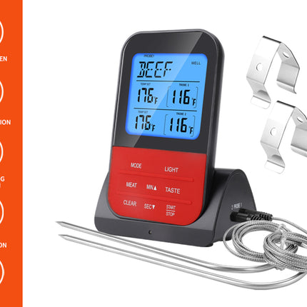 BBQ Thermometer Temperature Gauge | NZ Sale