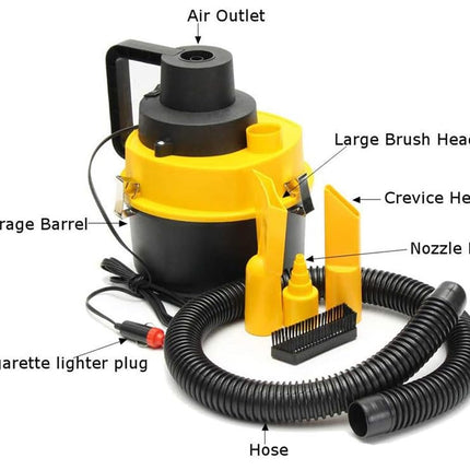 Car Vacuum Cleaner Set Bagless Vacuums High Output