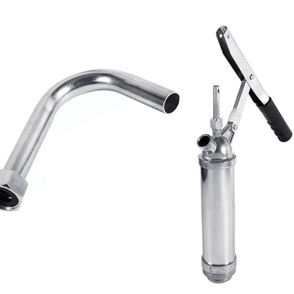 Chrome kitchen faucet and its mounting bracket on a white background