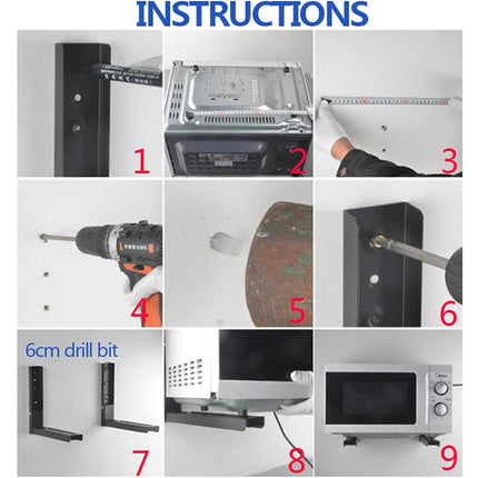 Microwave Oven Shelf Bracket