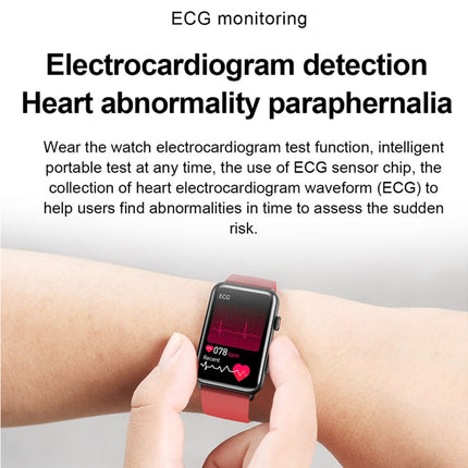 Bluetooth Smart Watch ECG Blood Glucose Heart Rate Monitor | 1.57 Inch HD Touch Screen Fitness Tracker IP67 Waterproof NFC Calling