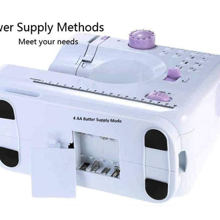 White electronic device with battery compartment labeled '4 AA Battery Supply Mode' on a white background.