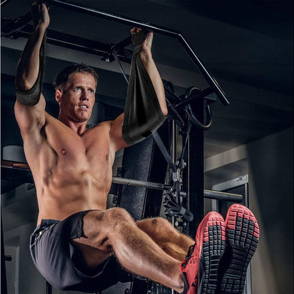 Hanging Ab Straps Heavy Duty Core Training Pull Up Bar Hook | NZ Sale