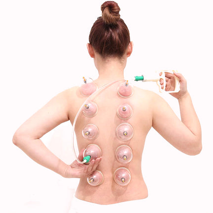 24PCs Vacuum Cupping Set for Muscle Relaxation & Pain Relief