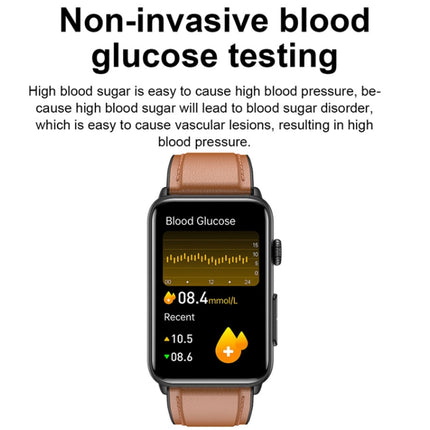 Bluetooth Smart Watch ECG Blood Glucose Heart Rate Monitor | 1.57 Inch HD Touch Screen Fitness Tracker IP67 Waterproof NFC Calling