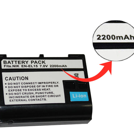 EN-EL15 Camera Battery for Nikon D7000 | NZ Sale