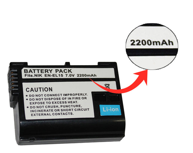 EN-EL15 Camera Battery for Nikon D7000 | NZ Sale