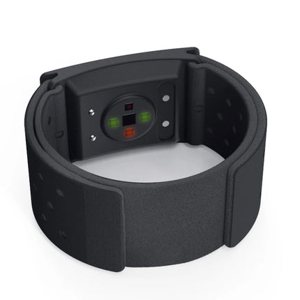 Black smartwatch on a white background