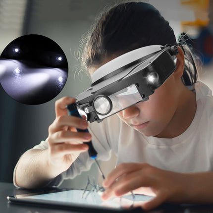 LED Head Magnifier
