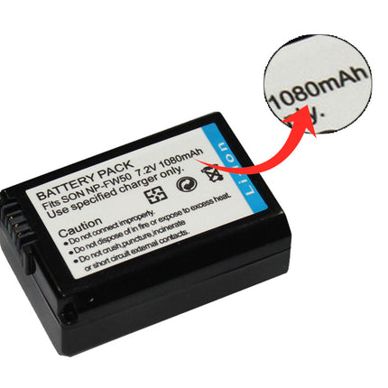 Battery pack with label showing '1080mAh' on a white background