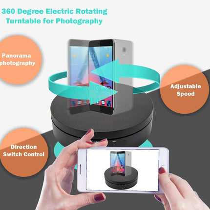 Electric Rotating Turntable Display for Jewelry, Watches