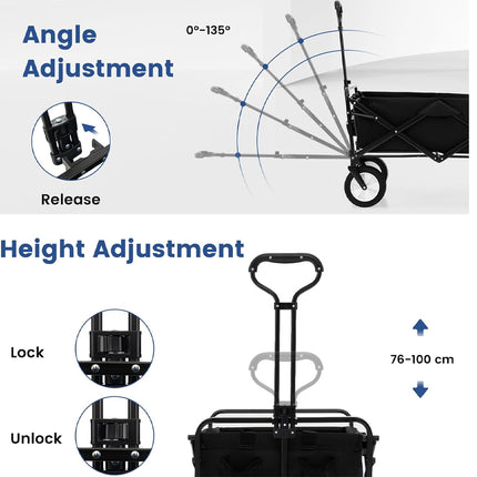 Illustration of a snow shovel with angle and height adjustment features on a white background.