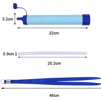 Personal Water Filter Straw Mini Water Purifier | NZ Sale