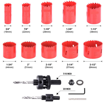 Heavy Duty Hole Saw Set | NZ Sale