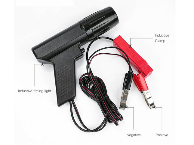 Black ignition with wiring on a white background