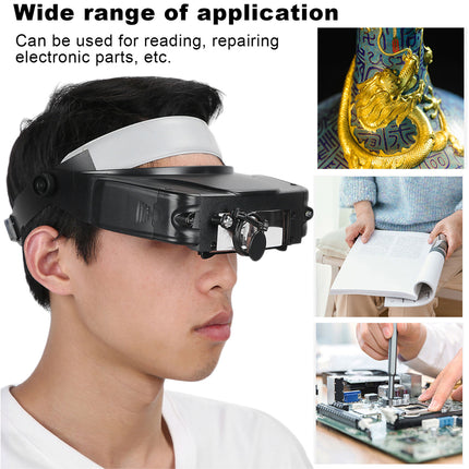 LED Head Magnifier