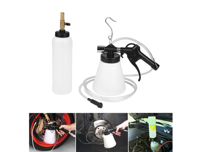 Pneumatic Car Brake Fluid Bleeder Tool Brake Oil Replacement Kit