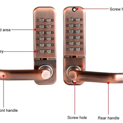 Keyless Smart Door Lock Waterproof