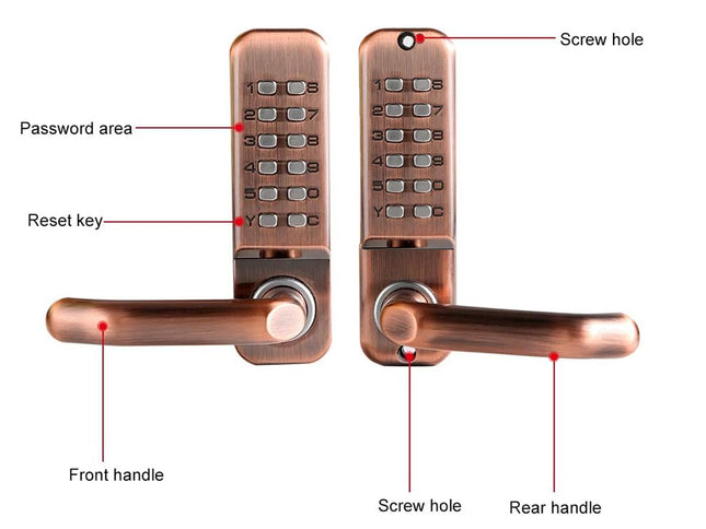 Keyless Smart Door Lock Waterproof