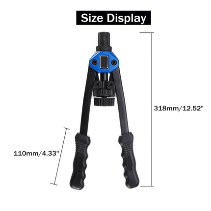 Binoculars with size display on a white background