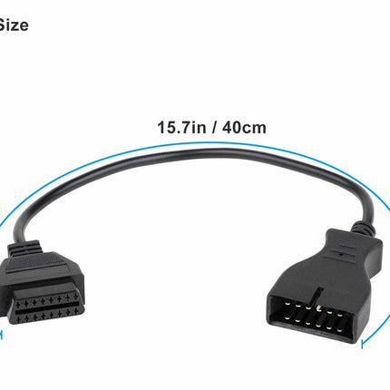 OBD1 to OBD2 Diagnostic Adapter Connector