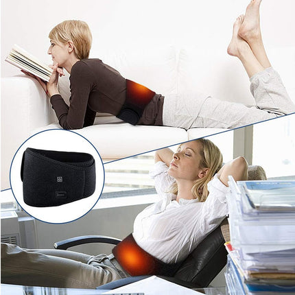 Adjustable Heated Back Brace for Pain Relief